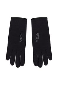 Rab Rękawiczki Damskie Power Stretch Pro Gloves QAG-48 Czarny. Kolor: czarny. Materiał: materiał