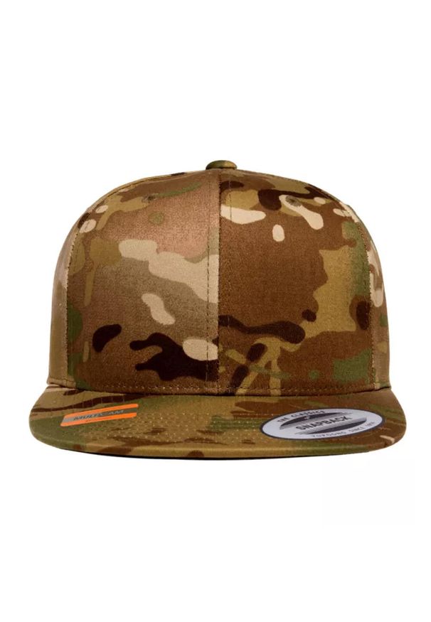 FLEXFIT - Classic Camo Snapback Cap. Kolor: zielony