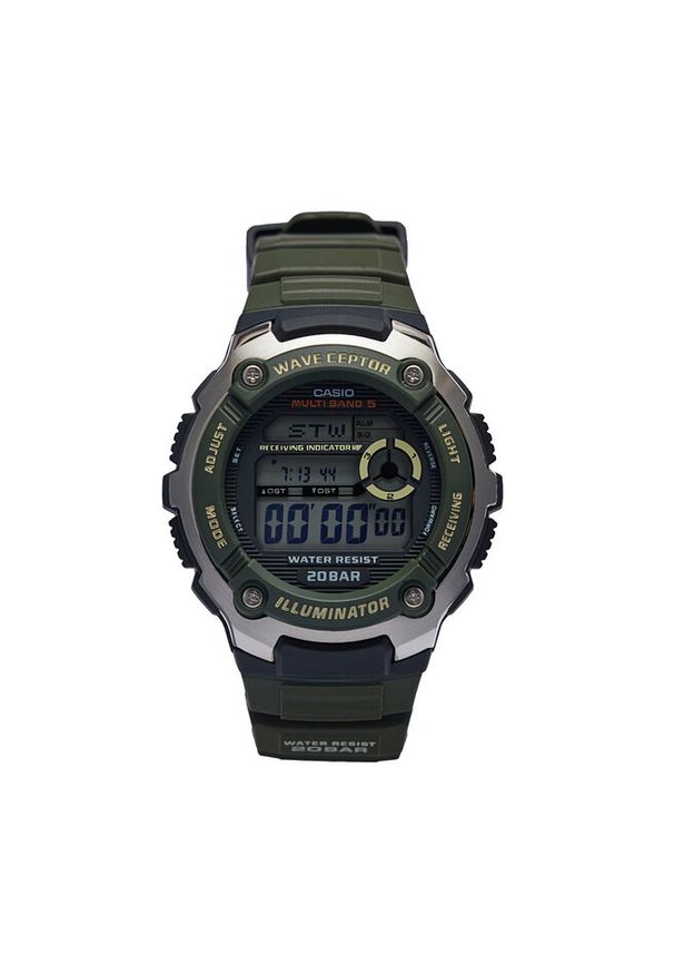 Zegarek Casio. Kolor: zielony