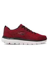 skechers - Sneakersy Skechers. Kolor: czerwony