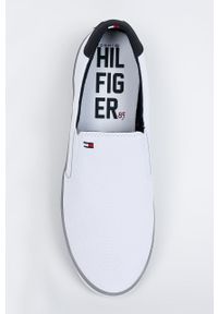 TOMMY HILFIGER - Tommy Hilfiger - Tenisówki. Nosek buta: okrągły. Kolor: biały. Materiał: guma #4