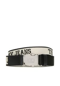 Tommy Jeans Pasek Damski Tjw Cobra Belt 3.5 AW0AW15002 Czarny. Kolor: czarny. Materiał: materiał