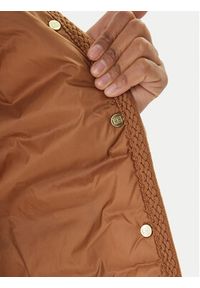 TOMMY HILFIGER - Tommy Hilfiger Bezrękawnik WW0WW49661 Brązowy Regular Fit. Kolor: brązowy. Materiał: syntetyk. Długość rękawa: bez rękawów #4