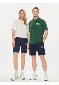 Lacoste Szorty sportowe GH1220 Granatowy Regular Fit. Kolor: niebieski. Materiał: bawełna #5