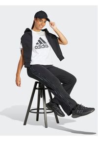 Adidas - adidas T-Shirt Floral Graphic Big Logo IN7314 Biały Regular Fit. Kolor: biały. Materiał: bawełna