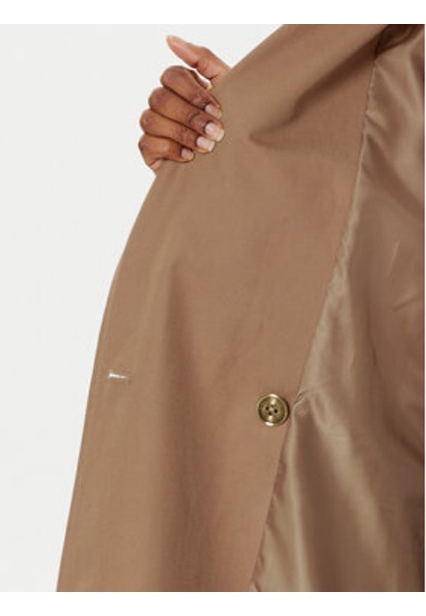 MICHAEL Michael Kors Trencz MR520FLDTY Beżowy Oversize. Kolor: beżowy. Materiał: bawełna