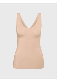 Triumph Top Smart Natural 10213349 Beżowy Slim Fit. Kolor: beżowy