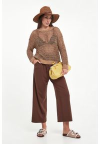 Weekend Max Mara - Sweter damski ażurowy lniany Onirica WEEKEND MAX MARA. Materiał: len. Wzór: ażurowy #4