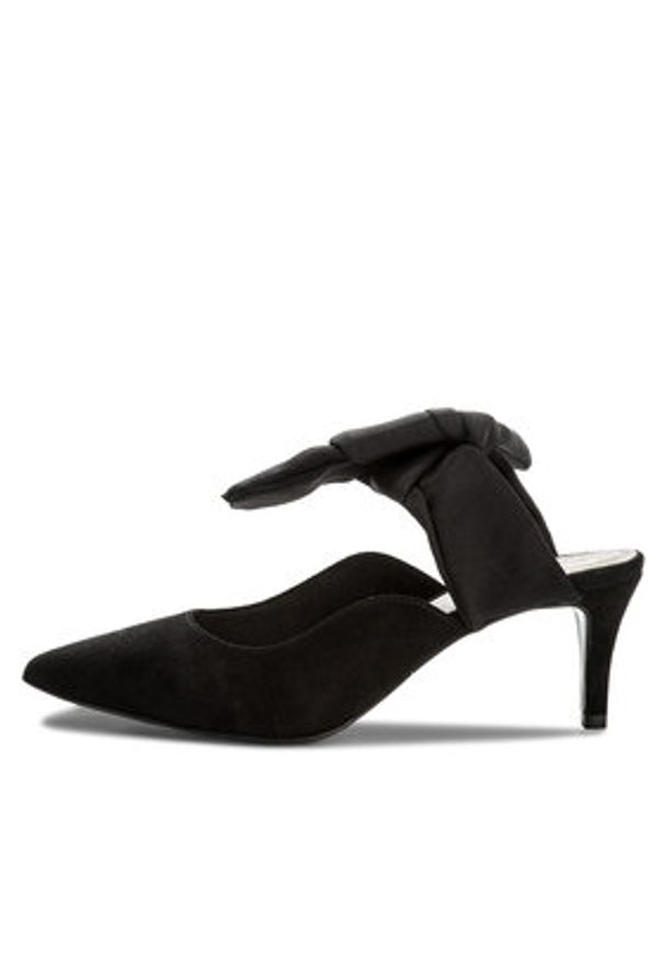 Gino Rossi Klapki Rumi DLH775-AB3-4900-9900-0 Czarny. Kolor: czarny. Materiał: skóra, zamsz