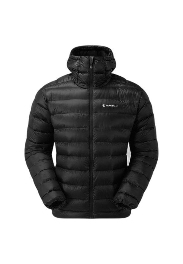 Kurtka puchowa z kapturem Montane Alpine 850 Lite. Typ kołnierza: kaptur. Kolor: czarny. Materiał: puch. Sport: wspinaczka