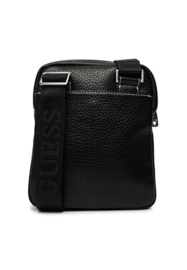 Guess Saszetka HMBOGS P6223 Czarny. Kolor: czarny. Materiał: skóra