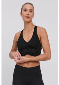 DKNY - Dkny Biustonosz kolor czarny gładki. Kolor: czarny. Rodzaj stanika: odpinane ramiączka. Wzór: gładki #4