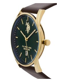 U.S. Polo Assn. Zestaw zegarek i bransoletka Colin USP6376TW Złoty. Kolor: złoty #3