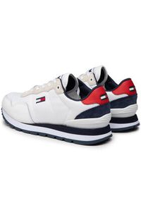 Tommy Jeans Sneakersy Lifestyle Mix Runner EM0EM00668 Biały. Kolor: biały. Materiał: materiał #9