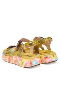 Laura Vita Sandały Nikito 03 Zielony. Kolor: zielony. Materiał: skóra #5