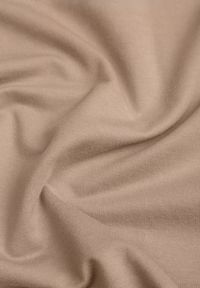 Renee - Ciemnobeżowa Bluza z Bawełną ze Ściągaczami przy Rękawach i w Pasie Alberia. Kolor: beżowy. Materiał: bawełna #2