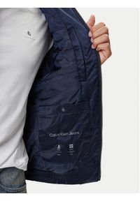 Calvin Klein Jeans Kurtka bomber Harrington LV04RC516G Granatowy Regular Fit. Kolor: niebieski. Materiał: syntetyk