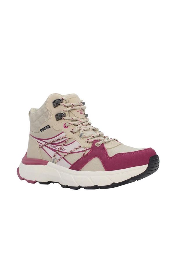 Lumberjack - Buty trekkingowe damskie LUMBERJACK KAPARI. Kolor: biały. Styl: sportowy