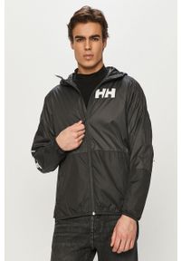 Helly Hansen - Kurtka. Okazja: na co dzień. Typ kołnierza: kaptur. Kolor: czarny. Materiał: poliester, materiał. Styl: casual #1