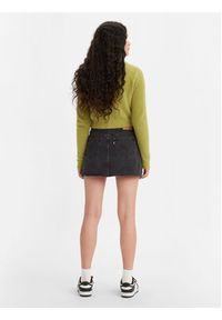 Levi's® Spódnica jeansowa Icon A46940000 Czarny Loose Fit. Kolor: czarny. Materiał: jeans, bawełna #4