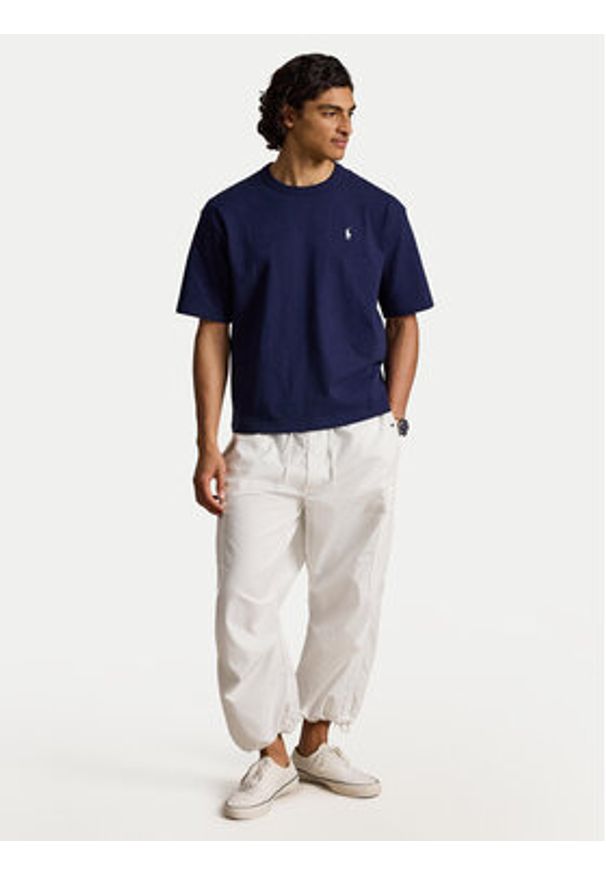 Polo Ralph Lauren T-Shirt 710A12979013 Granatowy Regular Fit. Typ kołnierza: polo. Kolor: niebieski. Materiał: bawełna