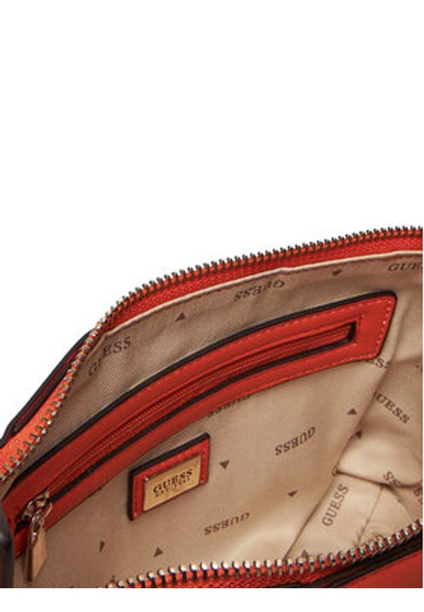 Guess Torebka Maylee Mini HWWG96 61720 Pomarańczowy. Kolor: pomarańczowy. Materiał: skórzane