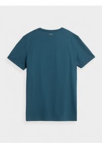 outhorn - T-shirt z nadrukiem męski. Okazja: na co dzień. Materiał: materiał, bawełna, dzianina. Wzór: nadruk. Styl: casual #3