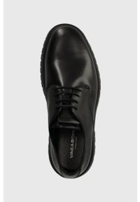 Vagabond Shoemakers półbuty skórzane JAMES męskie kolor czarny 5680.001.20. Nosek buta: okrągły. Zapięcie: sznurówki. Kolor: czarny. Materiał: skóra. Styl: klasyczny #5