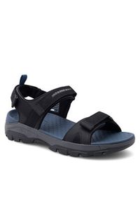 skechers - Skechers Sandały 205112 BLK Czarny. Kolor: czarny. Materiał: materiał
