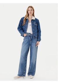 Guess Jeans Kurtka jeansowa W4BN64 D5CC3 Niebieski Regular Fit. Kolor: niebieski. Materiał: bawełna #5