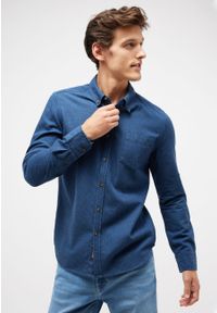 Mustang - Męska Koszula MUSTANG Rawlins Dress Blues 1014766 5334