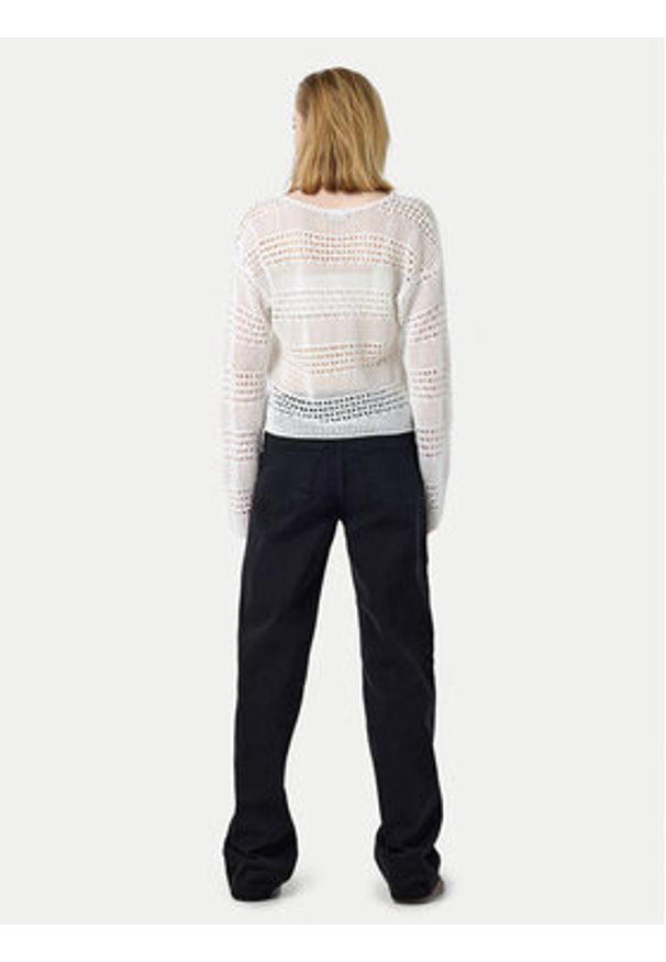 Noisy may - Noisy May Sweter Laika 27029389 Biały Regular Fit. Kolor: biały. Materiał: bawełna