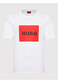 Hugo T-Shirt Dulive222 50467952 Biały Regular Fit. Kolor: biały. Materiał: bawełna #4