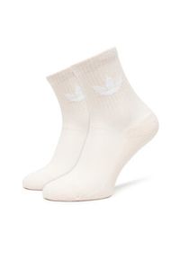 Adidas - adidas Zestaw 6 par wysokich skarpet unisex Trefoil Cushion JY2678 Kolorowy. Materiał: materiał, bawełna. Wzór: kolorowy #5