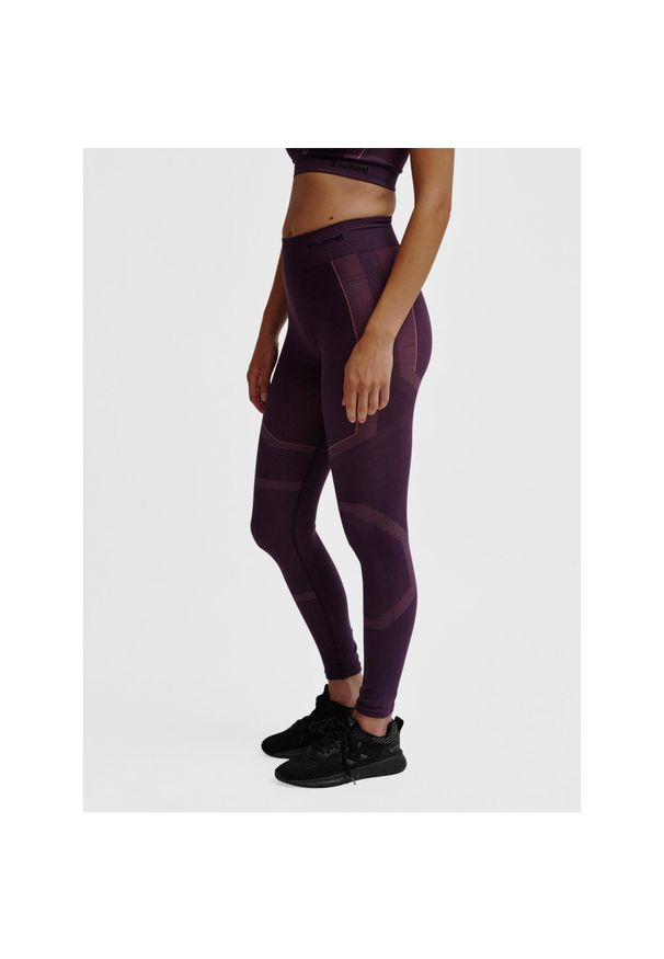 Legginsy damskie Hummel hmlMT. Kolor: wielokolorowy, fioletowy, różowy. Materiał: materiał. Sport: joga i pilates, fitness