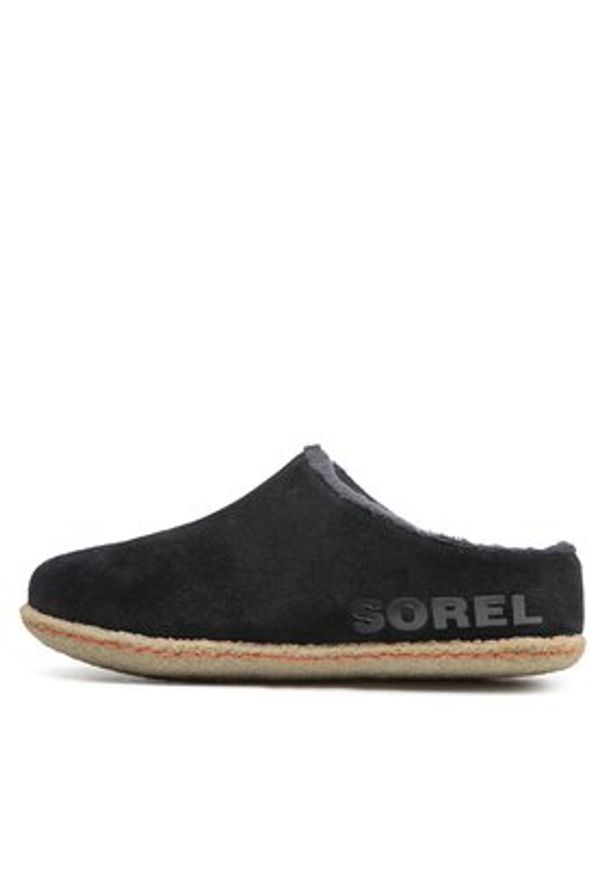 sorel - Sorel Kapcie Youth Lanner Ridge™ II NY3926 Czarny. Kolor: czarny. Materiał: zamsz, skóra