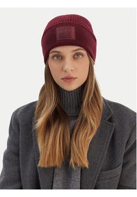 Guess Czapka AW5436 POL03 Bordowy. Kolor: czerwony. Materiał: wełna #3