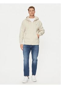 Tommy Jeans Bluza DM0DM20743 Beżowy Regular Fit. Kolor: beżowy. Materiał: bawełna