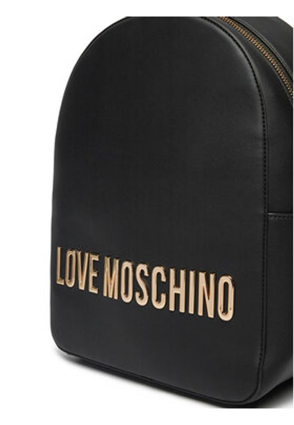 Love Moschino - LOVE MOSCHINO Plecak JC4193PP1MKD0000 Czarny. Kolor: czarny. Materiał: skóra