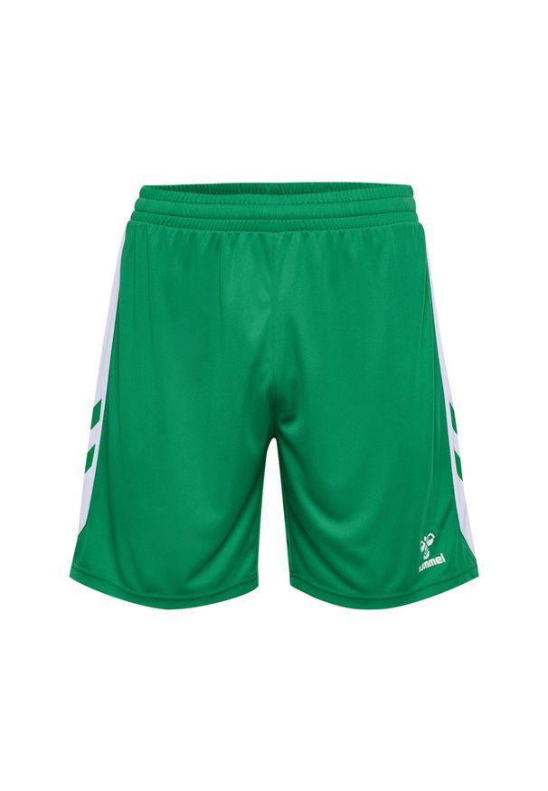Szorty dla dzieci Hummel. Kolor: zielony. Materiał: materiał. Styl: sportowy