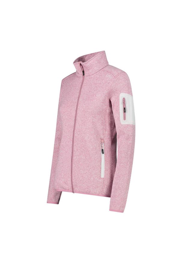 Damski polar CMP. Kolor: wielokolorowy, biały, różowy. Materiał: polar. Sport: turystyka piesza