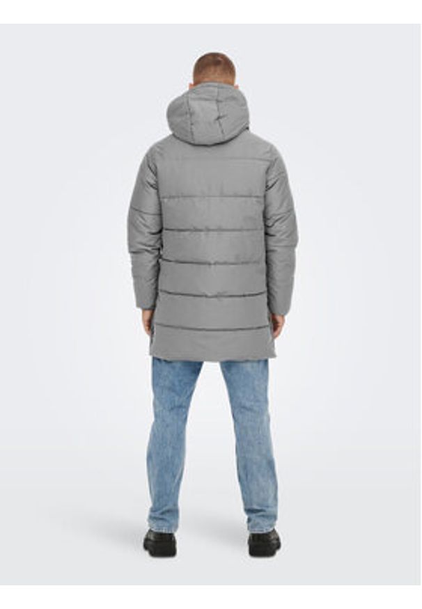 Only & Sons Kurtka zimowa 22020156 Szary Regular Fit. Kolor: szary. Materiał: syntetyk. Sezon: zima