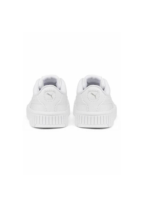 Puma - Niemowlęce sneakersy Carina 2.0 AC PUMA White Silver Gray. Kolor: biały, wielokolorowy, szary