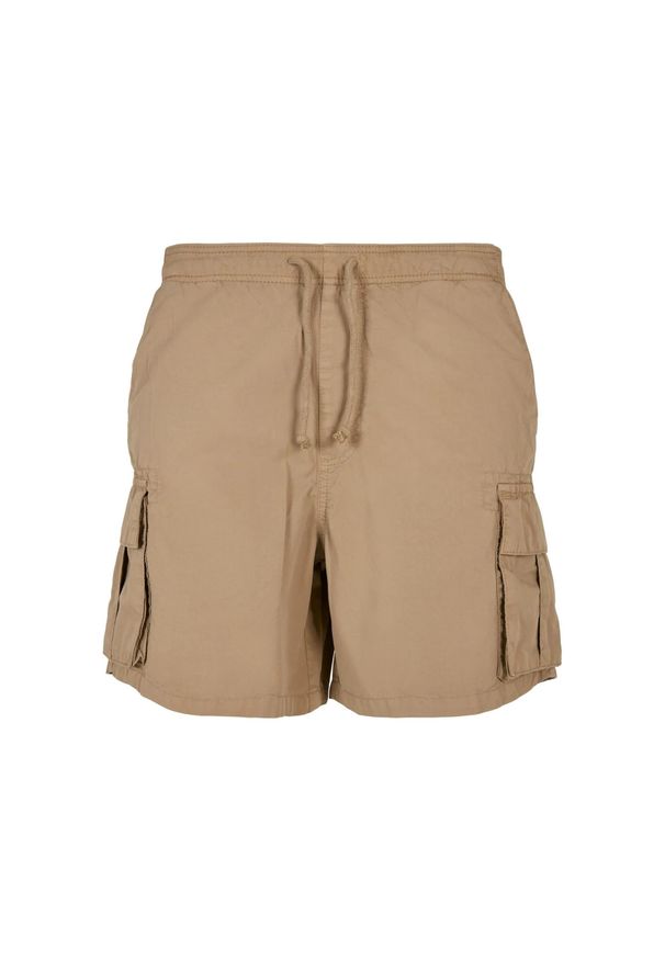 Urban Classics - Szorty Cargo Damskie. Kolor: beżowy. Sport: turystyka piesza