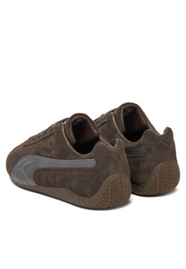 Puma Sneakersy Speedcat Lux 408198 01 Brązowy. Kolor: brązowy. Materiał: zamsz, skóra