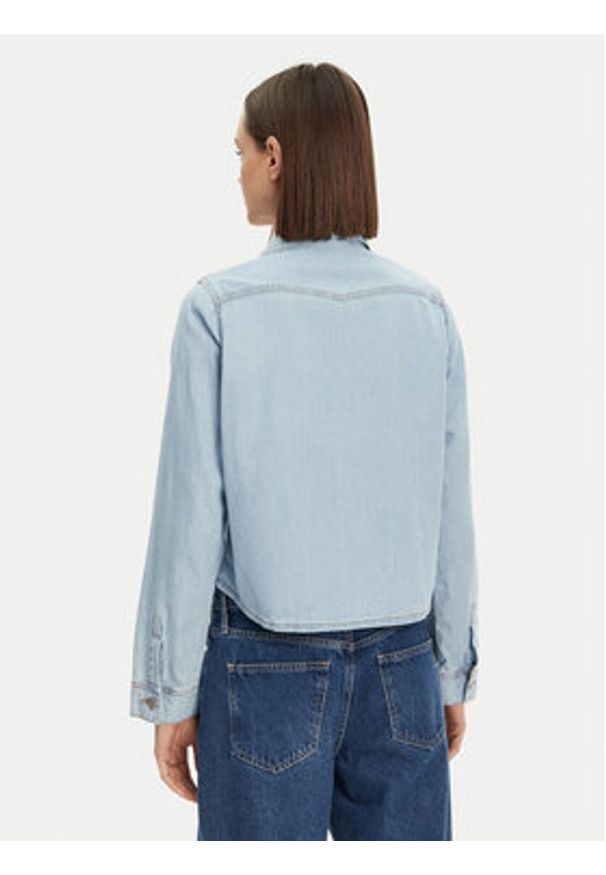 Noisy may - Noisy May Koszula jeansowa Selvi 27033010 Błękitny Regular Fit. Kolor: niebieski. Materiał: bawełna