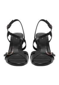 Gino Rossi - GINO ROSSI Sandały EO-GL15-986-1 Czarny. Kolor: czarny. Materiał: skóra #7