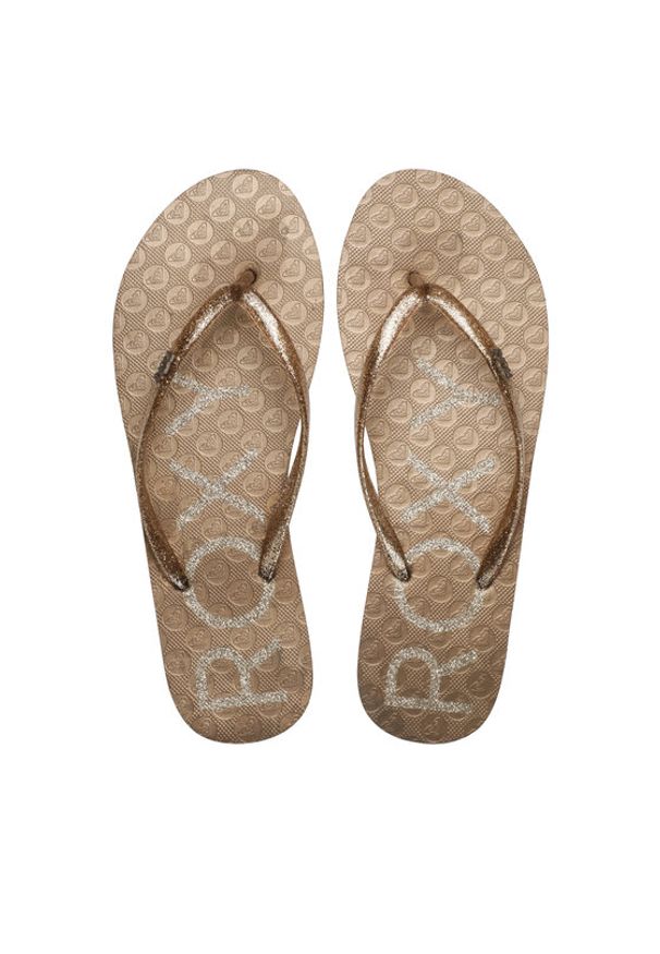 Roxy Japonki ARJL100873 Złoty. Kolor: złoty. Materiał: syntetyk