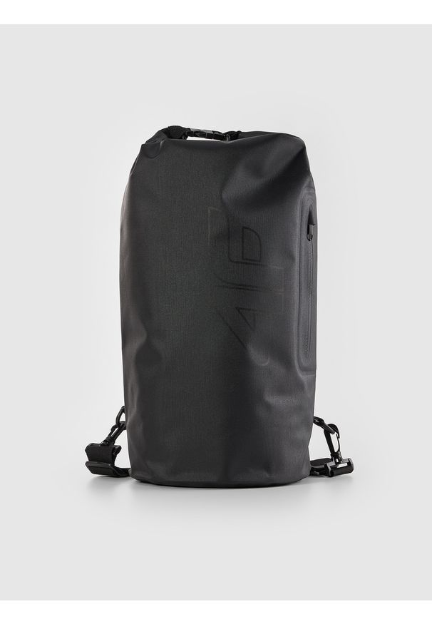 4f - 4F Plecak-worek 15 L - czarny Uniwersalny. Kolor: czarny. Materiał: materiał. Styl: casual