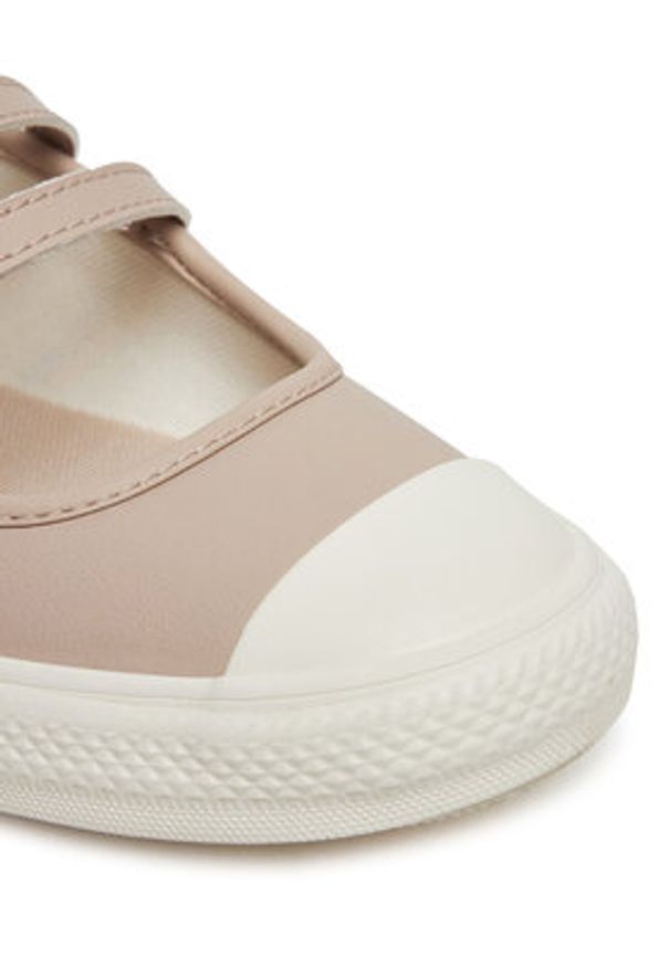 Converse Baleriny Chuck Taylor All Star Dainty Mary Jane A11491C Beżowy. Kolor: beżowy. Materiał: skóra